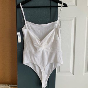 New Worn Abercrombie Ribbed Bodysuit